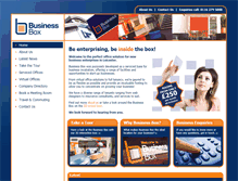 Tablet Screenshot of businessbox.org.uk